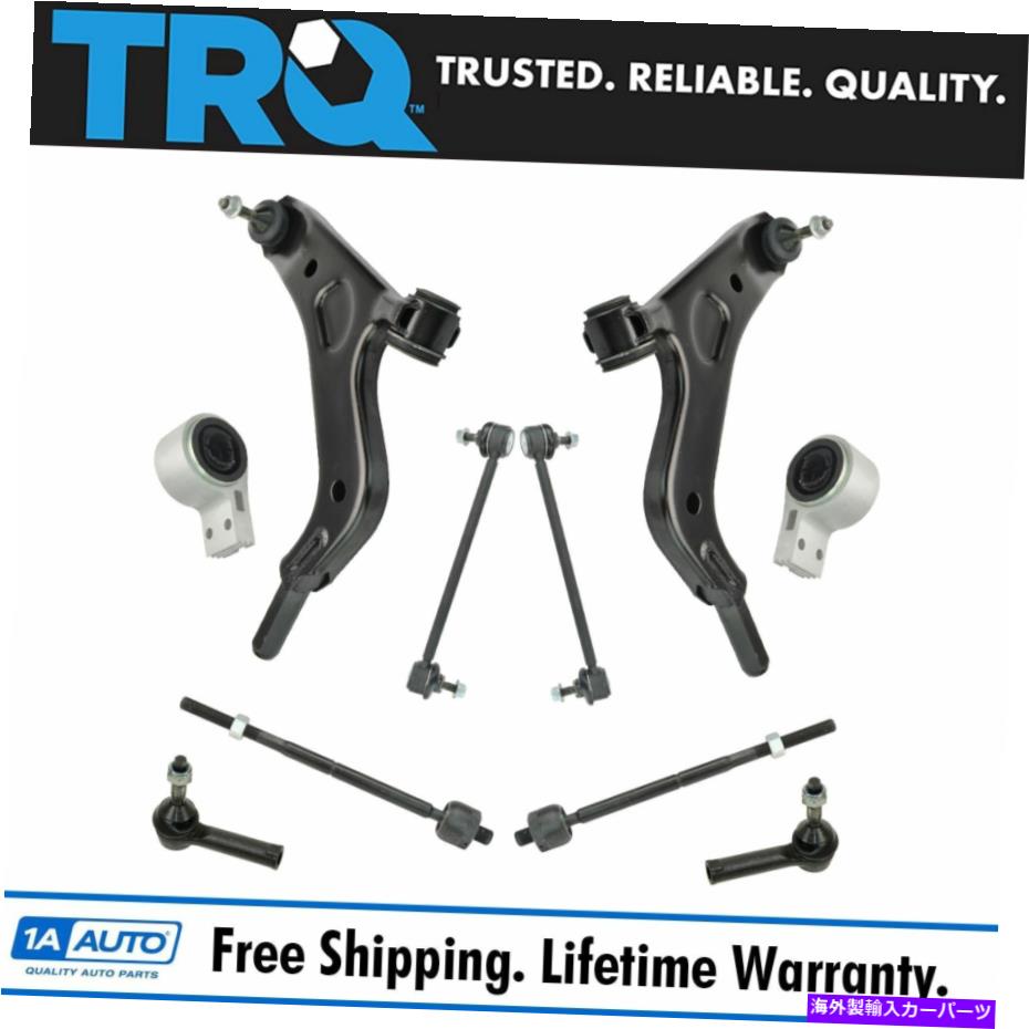 ボールジョイント TRQ 8 PCステアリングサスペンションキットコントロールアームボールジョイント付きタイロッドリンク TRQ 8 pc Steering Suspension Kit Control Arms with Ball Joints Tie Rods Links【並行輸入品】