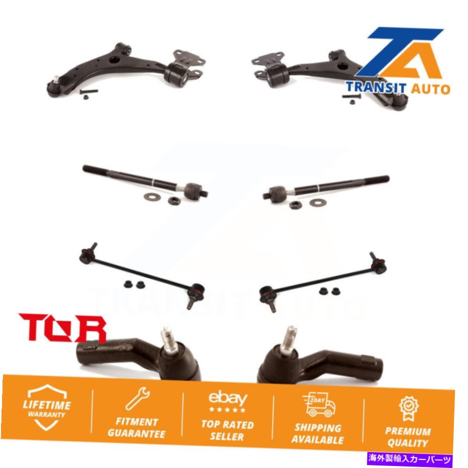 ボールジョイント フロントコントロールアームとボールジョイントタイロッドエンドリンクキット（8PC）マツダ3スポーツ Front Control Arm And Ball Joint Tie Rod End Link Kit (8Pc) For Mazda 3 Sport【並行輸入品】