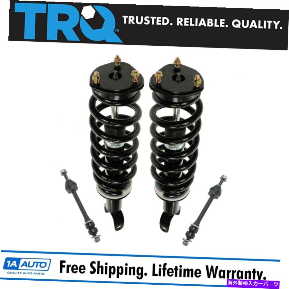 ボールジョイント TRQフロントロードストラットスプリングアセンブリスウェイバーリンクサスペンションキットRAM 1500 TRQ Front Loaded Strut Spring Assembly Sway Bar Link Suspension Kit for Ram 1500【並行輸入品】