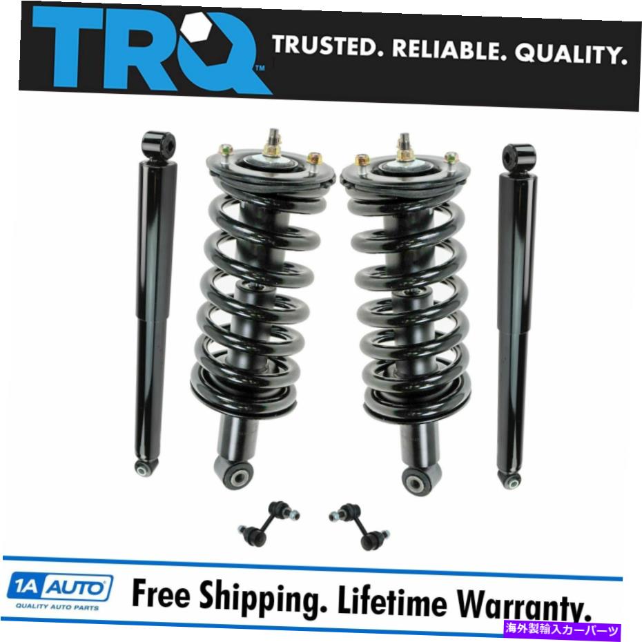 ボールジョイント TRQ 6ピースサスペンションキットストラットアセンブリショックアブソーバースウェイバーエンドリンク TRQ 6 Piece Suspension Kit Strut Assemblies Shock Absorbers Sway bar End Links【並行輸入品】
