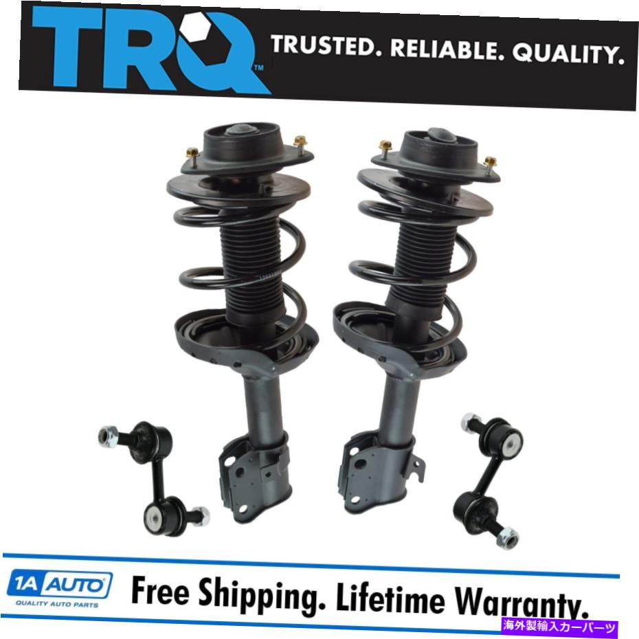 ボールジョイント Subaru Impreza用のTRQ 4PCフロントフロントストラットアセンブリ＆スウェイバーリンクセットキット TRQ 4pc Front Complete Strut Assembly & Sway Bar Link Set Kit for Subaru Impreza【並行輸入品】