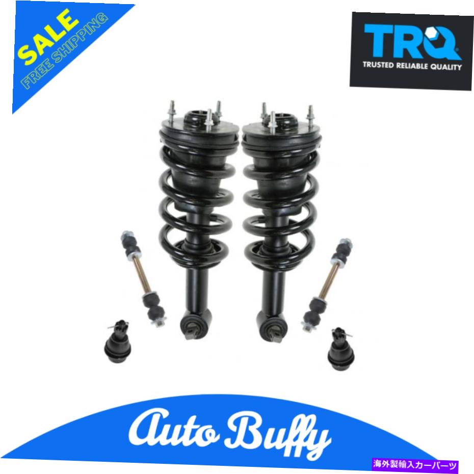 ボールジョイント TRQ 6PCサスペンションキットストラットスプリングアセンブリボールジョイントスウェイバーエンドリンク TRQ 6pc Suspension Kit Strut Spring Assemblies Ball Joints Sway Bar End Links【並行輸入品】