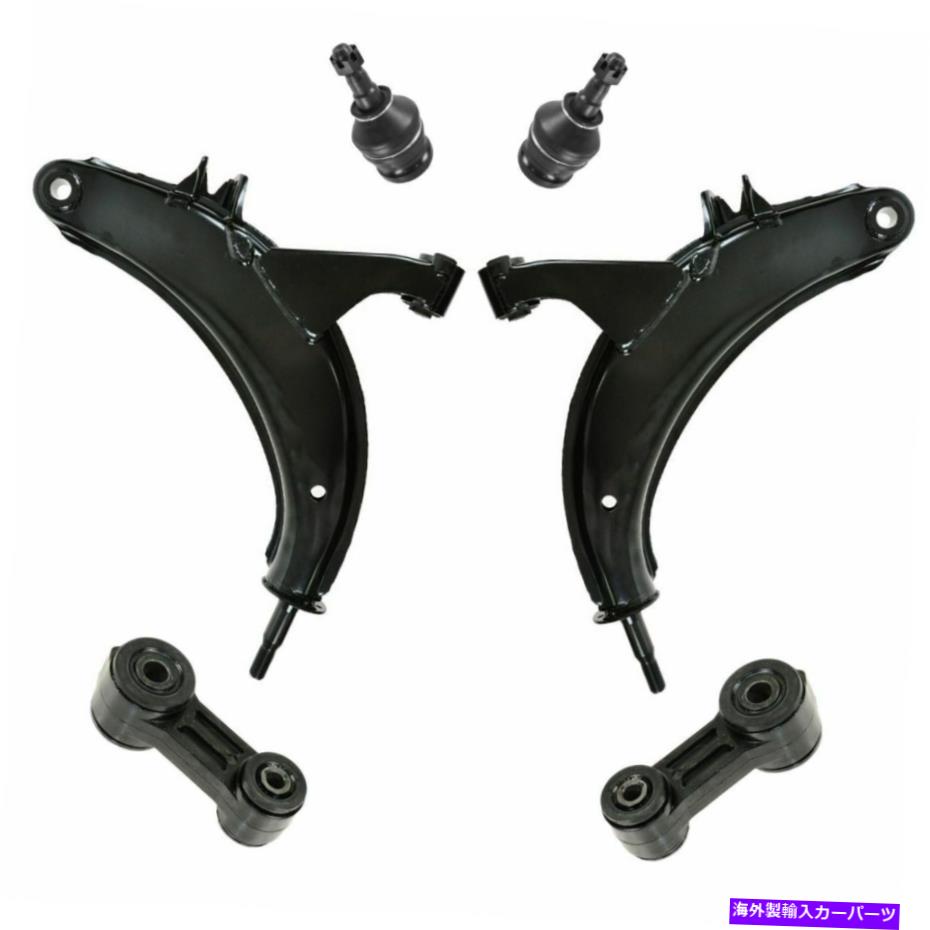 ボールジョイント スバル6pcフロントコントロールアームボールジョイントスウェイバーエンドリンク For Subaru 6Pc Front Lower Control Arms Ball Joints Sway Bar End Links【並行輸入品】