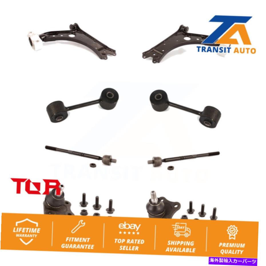 ボールジョイント フロントサスペンションコントロールアームステアリングタイロッドエンドリンクボールジョイントキット(8pc) Front Suspension Control Arm Steering Tie Rod End Link Ball Joint Kit (8Pc) For【並行輸入品】|Us Custom Parts Shop USDM