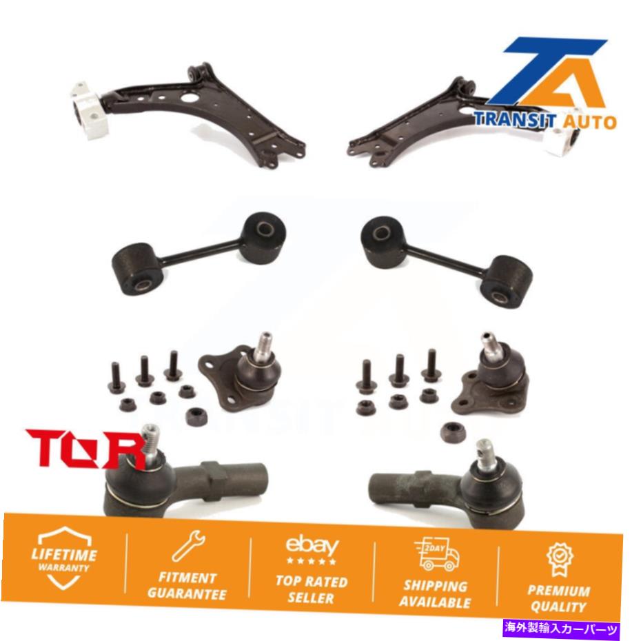 ボールジョイント フロントサスペンションコントロールアームステアリングタイロッドエンドリンクボールジョイントキット(8pc) Front Suspension Control Arm Steering Tie Rod End Link Ball Joint Kit (8Pc) For【並行輸入品】|Us Custom Parts Shop USDM