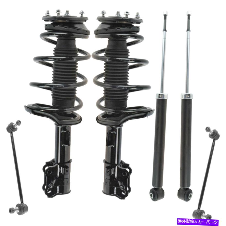 ボールジョイント TRQ 6ピースサスペンションキットストラットアセンブリショックアブソーバースウェイバーエンドリンク TRQ 6 Piece Suspension Kit Strut Assemblies Shock Absorbers Sway Bar End Links【並行輸入品】