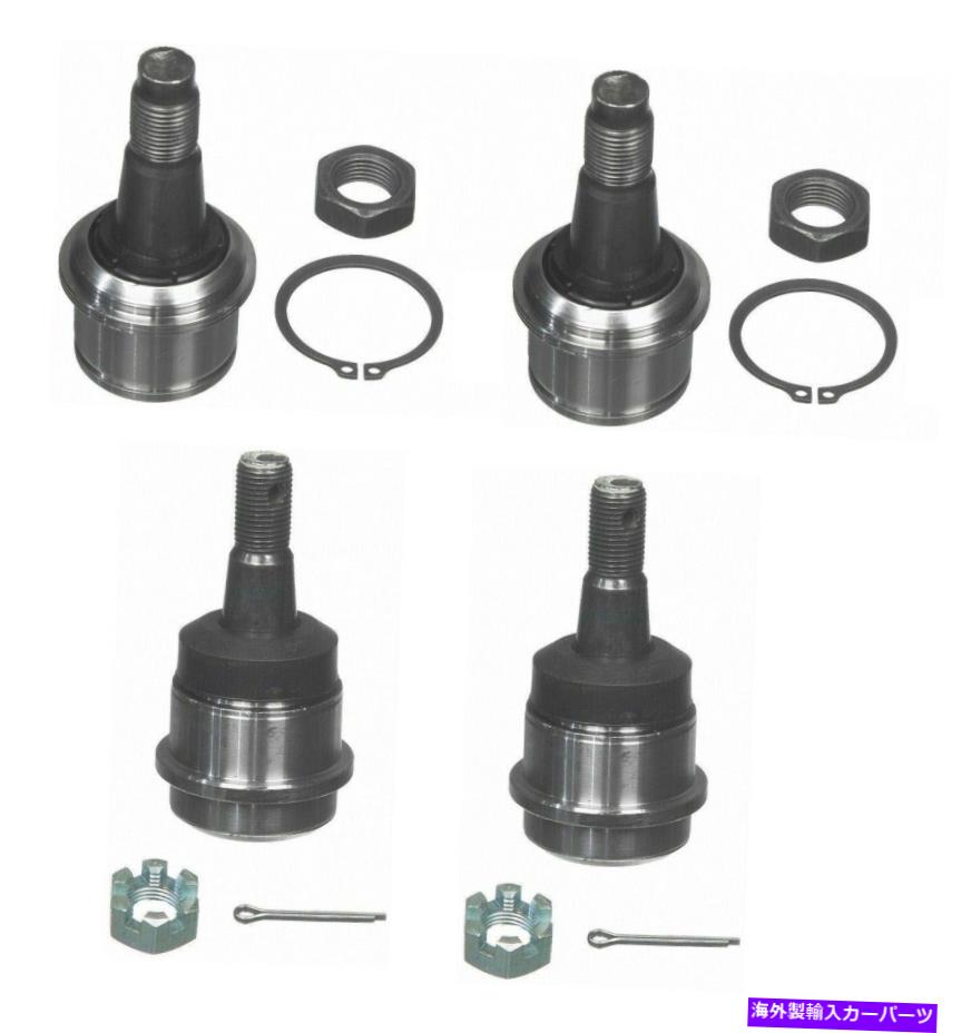 ボールジョイント Dodge Ram 2500 3500 4WD 00-02のムーグアッパーボールジョイントとローワーボールジョイント Moog Upper & Lower Ball Joints for Dodge Ram 2500 3500 4WD 00-02【並行輸入品】