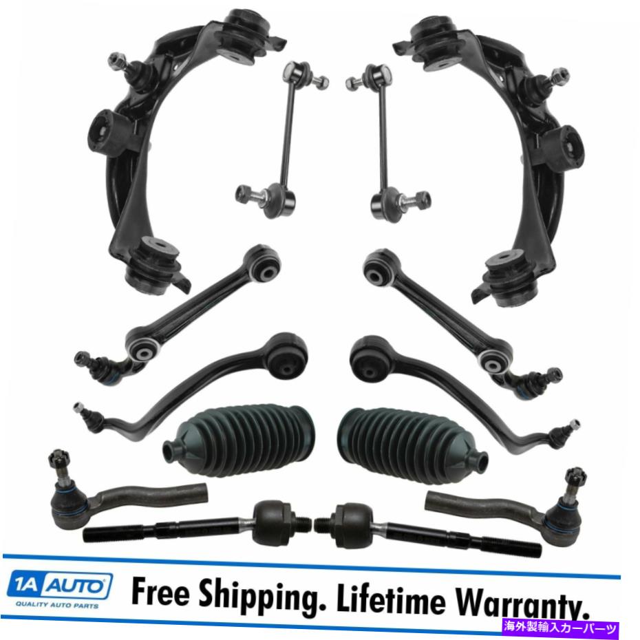 ボールジョイント 14ピースステアリングサスペンションキットコントロールアームタイロッドベローズスウェイバーリンク 14 Piece Steering Suspension Kit Control Arms Tie Rods Bellows Sway Bar Links【並行輸入品】|Us Custom Parts Shop USDM