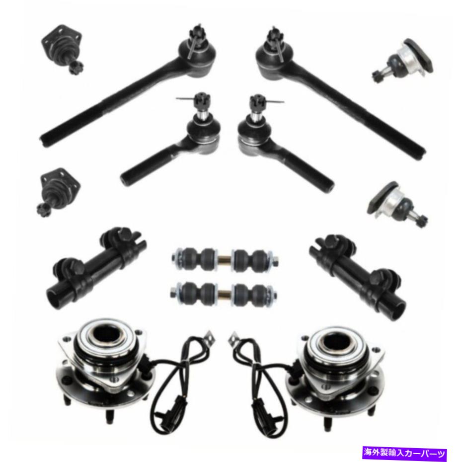 ボールジョイント 14 PCステアリングサスペンションキットホイールベアリングボールジョイントタイロッドエンドリンク 14 pc Steering Suspension Kit Wheel Bearings Ball Joints Tie Rods End Links【並行輸入品】|Us Custom Parts Shop USDM