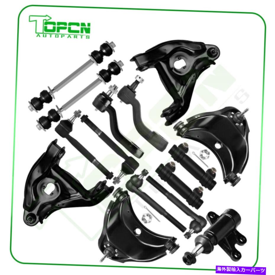 ボールジョイント 15PC Chevy GMC C1500 C2500郊外のタホ2WD用の完全なフロントサスペンションキット 15pc Complete Front Suspension Kit For Chevy GMC C1500 C2500 Suburban Tahoe 2WD【並行輸入品】 77,198円
