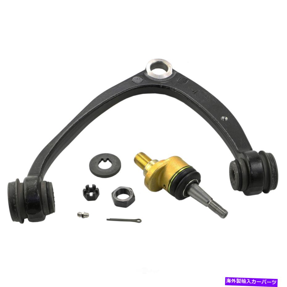 ボールジョイント サスペンションコントロールアームとボールジョイントアセンブリフロント右上ムーグRK100215 Suspension Control Arm and Ball Joint Assembly Front Right Upper Moog RK100215【並行輸入品】