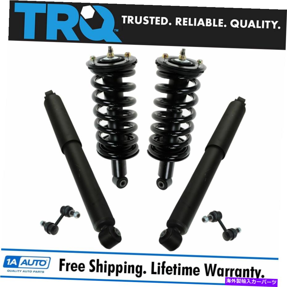 ボールジョイント TRQ 6ピースサスペンションキットストラットアセンブリショックアブソーバースウェイバーエンドリンク TRQ 6 Piece Suspension Kit Strut Assemblies Shock Absorbers Sway bar End Links【並行輸入品】