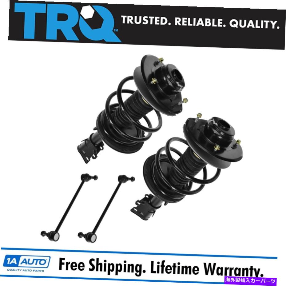 ボールジョイント TRQフロント4ピースサスペンションキットストラット＆スプリングアセンブリ＆スウェイバーエンドリンク TRQ Front 4 Piece Suspension Kit Strut & Spring Assemblies & Sway Bar End Links【並行輸入品】