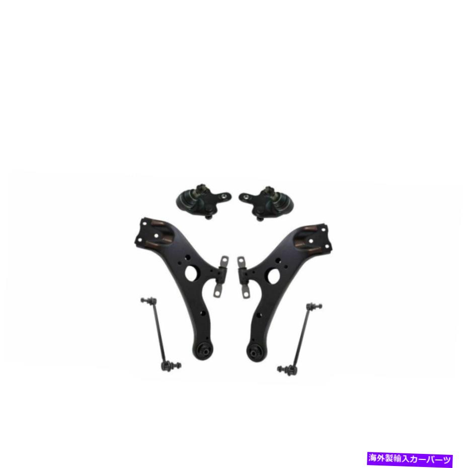 ボールジョイント sienna 6pcフロントコントロールアームボールジョイントスウェイバーエンドリンクの場合 For Sienna 6pc Front Lower Control Arms Ball Joints Sway Bar End Links【並行輸入品】
