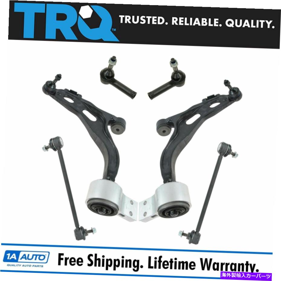 ボールジョイント TRQ 6 PCステアリング＆サスペンションキットコントロールアームタイロッドスウェイバーエンドリンク TRQ 6 pc Steering & Suspension Kit Control Arms Tie Rods Sway Bar End Links【並行輸入品】