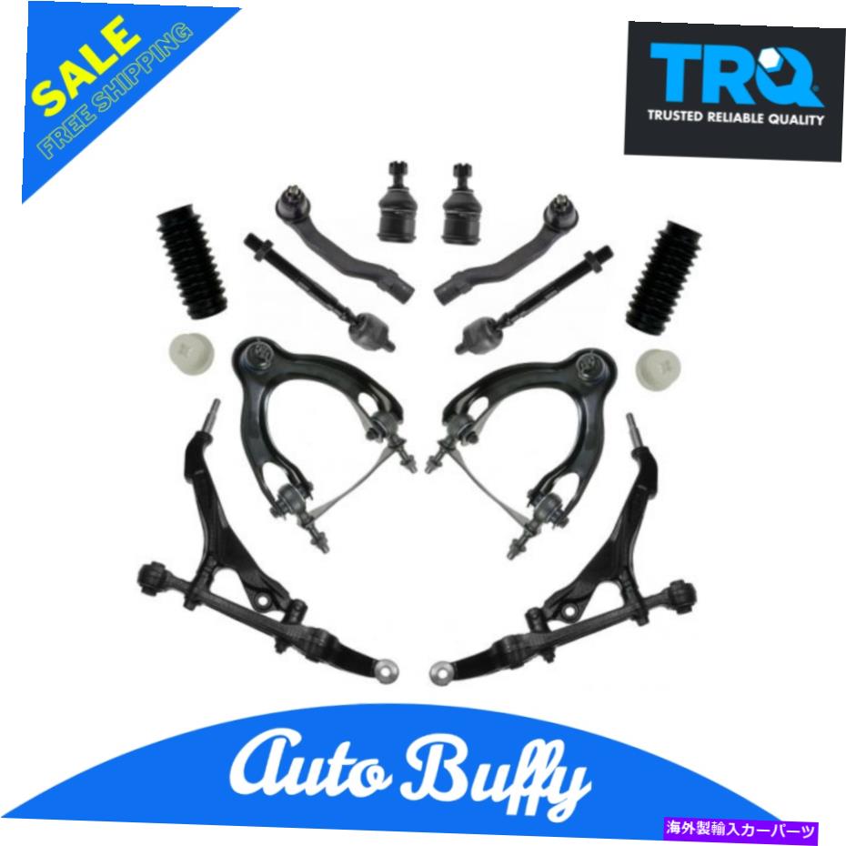 ボールジョイント TRQコントロールアームタイロッドボールジョイントストラットベローズサスペンションキットインテグラシビック TRQ Control Arm Tie Rod Ball Joint Strut Bellow Suspension Kit For Integra Civic【並行輸入品】