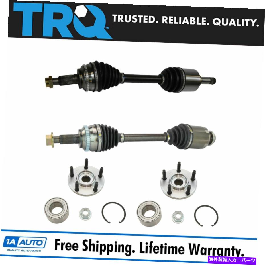 ボールジョイント Ford Edge Lincoln Mkx newのハブとベアリングを備えたTRQフロントCV車軸シャフトセット TRQ Front CV Axle Shaft Set with Hubs & Bearings for Ford Edge Lincoln MKX New【並行輸入品】 76,351円