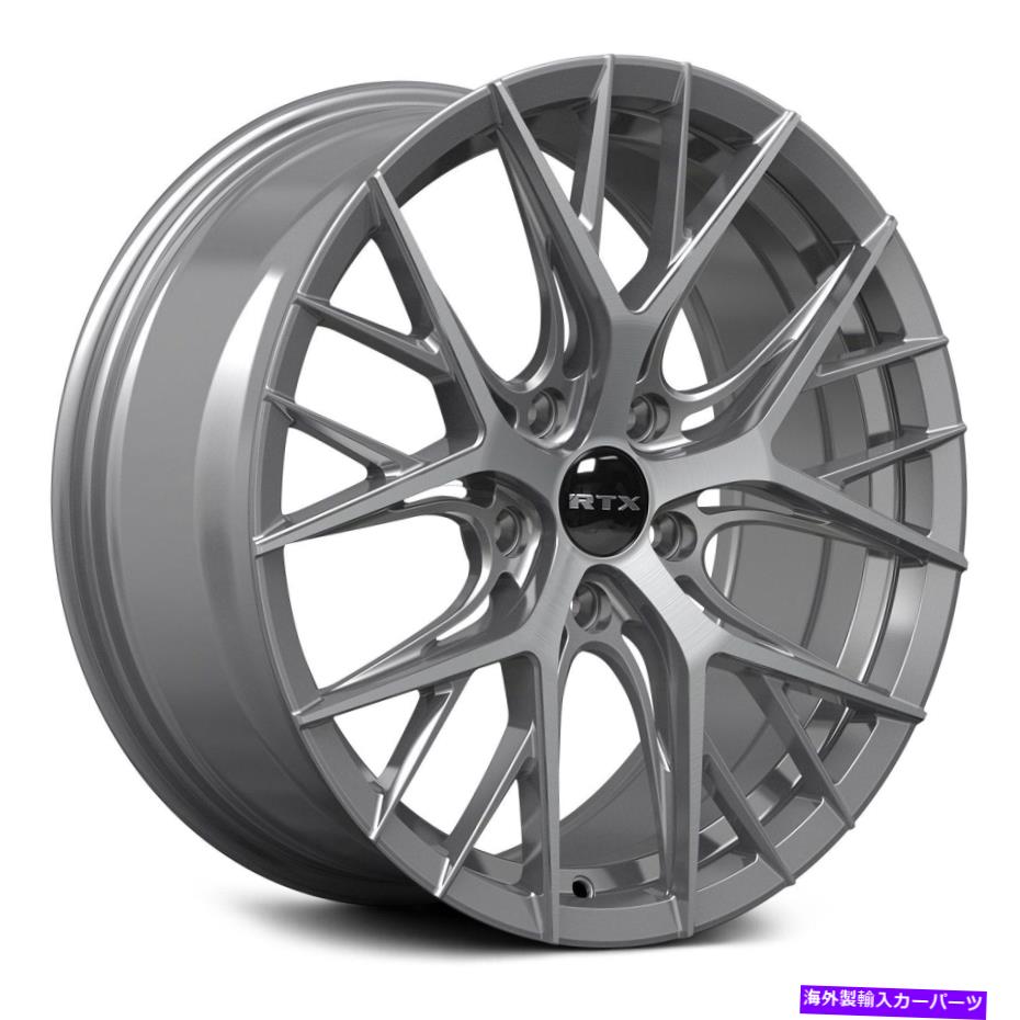 ホイール　４本セット rtx valkyrieホイール17x7.5（40、5x114.3、73.1）4のガンメタルリムセット RTX Valkyrie Wheels 17x7.5 (40, 5x114.3, 73.1) Gunmetal Rims Set of 4【並行輸入品】