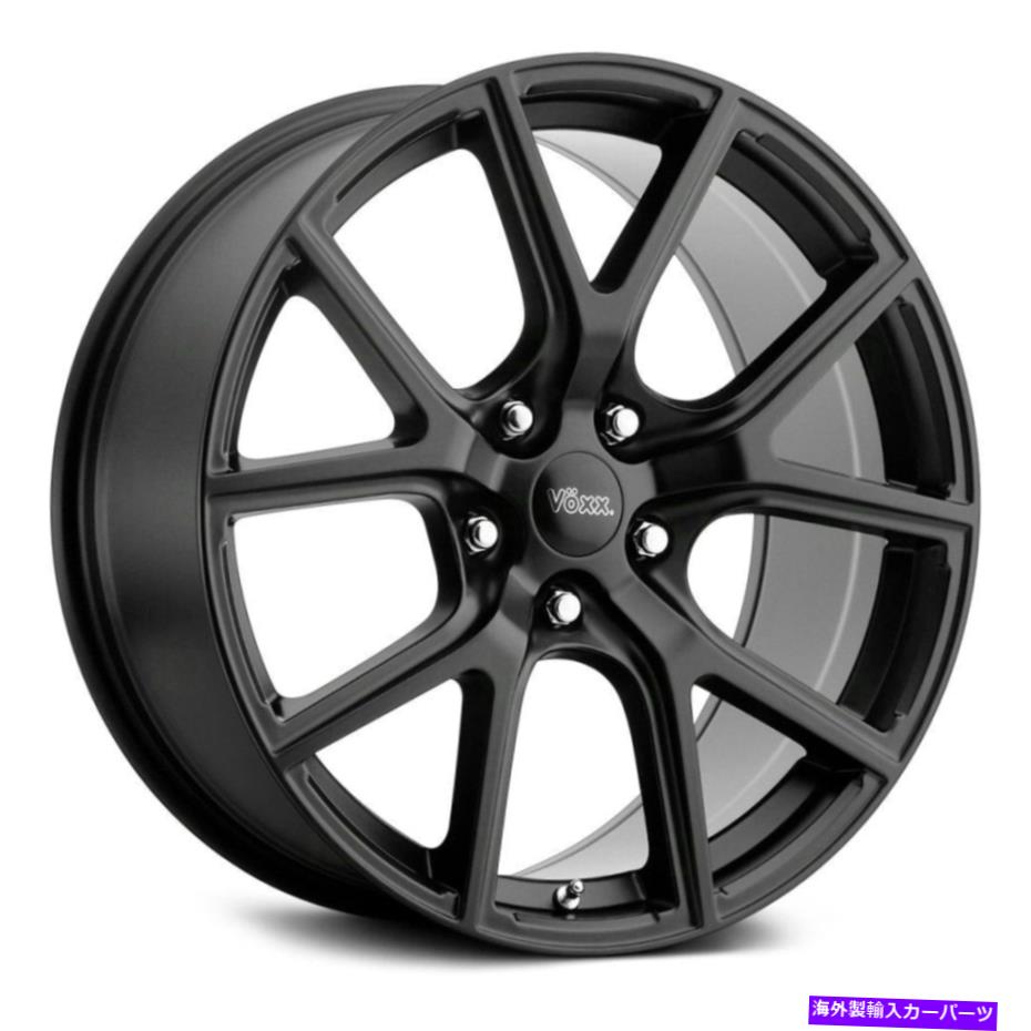 ホイール 4本セット Voxx lumiホイール17x8(35、5x114.3、73.1)4のブラックリムセット Voxx LUMI Wheels 17x8 (35, 5x114.3, 73.1) Black Rims Set of 4【並行輸入品】|Us Custom Parts Shop USDM