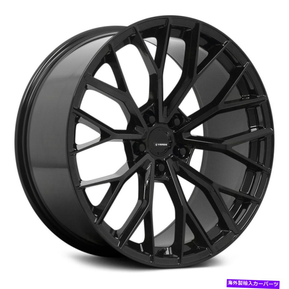 ホイール 4本セット Verde V11 VEXホイール16x7.5(42、5x120.65、74.1)4のブラックリムセット Verde V11 VEX Wheels 16x7.5 (42, 5x120.65, 74.1) Black Rims Set of 4【並行輸入品】|Us Custom Parts Shop USDM