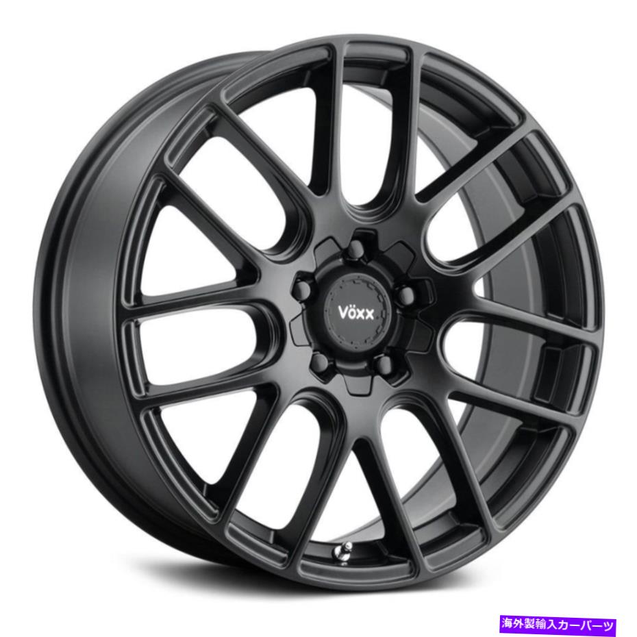 ホイール 4本セット voxx orsoホイール17x8(40、5x114.3、73.1)4のブラックリムセット Voxx ORSO Wheels 17x8 (40, 5x114.3, 73.1) Black Rims Set of 4【並行輸入品】|Us Custom Parts Shop USDM