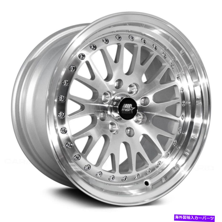 ホイール　４本セット MST MT10ホイール15x7（20、5x114.3、73.1）4のシルバーリムセット MST MT10 Wheels 15x7 (20, 5x114.3, 73.1) Silver Rims Set of 4【並行輸入品】