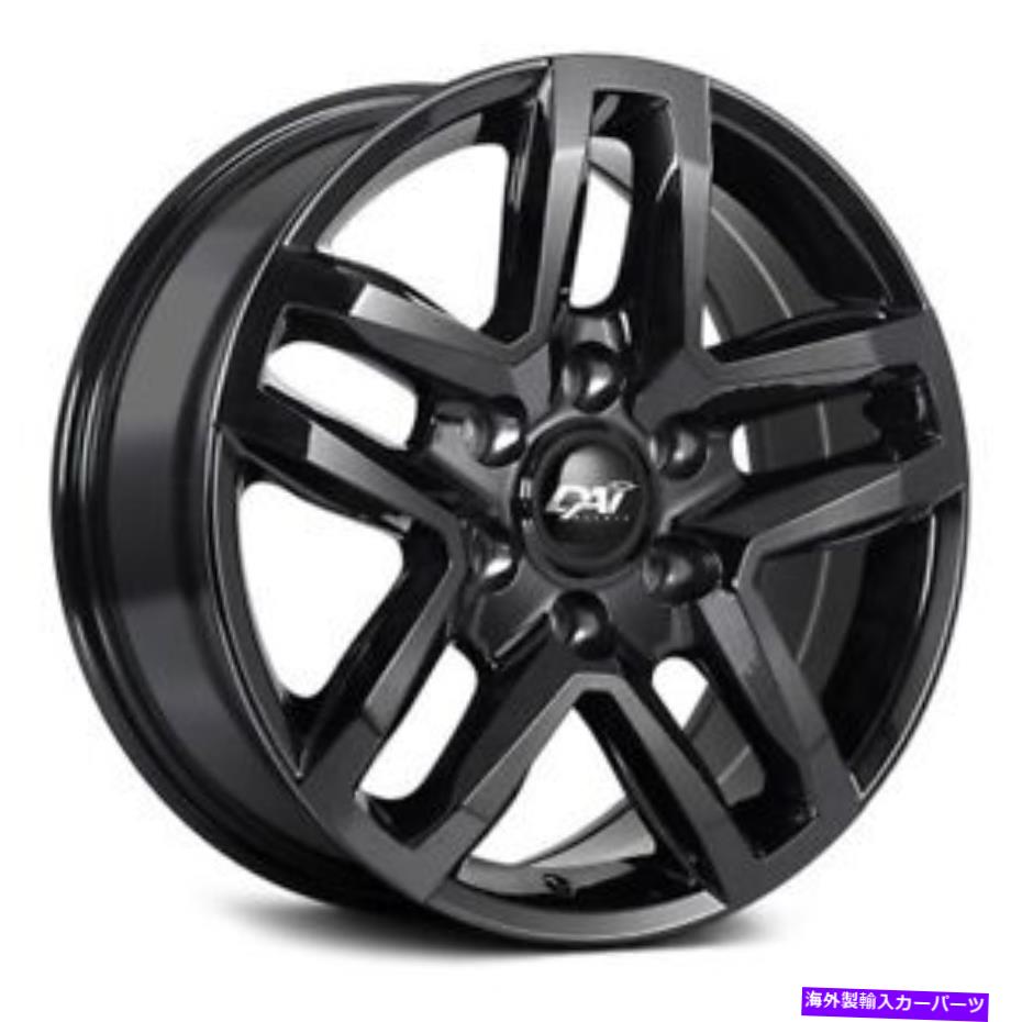 ホイール　４本セット Dai Alloys DW119ピークホイール17x8（31、6x139.7、78.1）4のブラックリムセット DAI Alloys DW119 PEAK Wheels 17x8 (31, 6x139.7, 78.1) Black Rims Set of 4【並行輸入品】