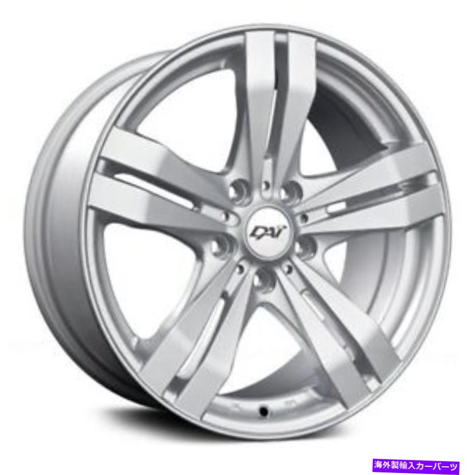 ホイール　４本セット Dai Alloys DW34ターゲットホイール17x7.5（42、5x114.3、67.1）4のシルバーリムセット DAI Alloys DW34 TARGET Wheels 17x7.5 (42, 5x114.3, 67.1) Silver Rims Set of 4【並行輸入品】