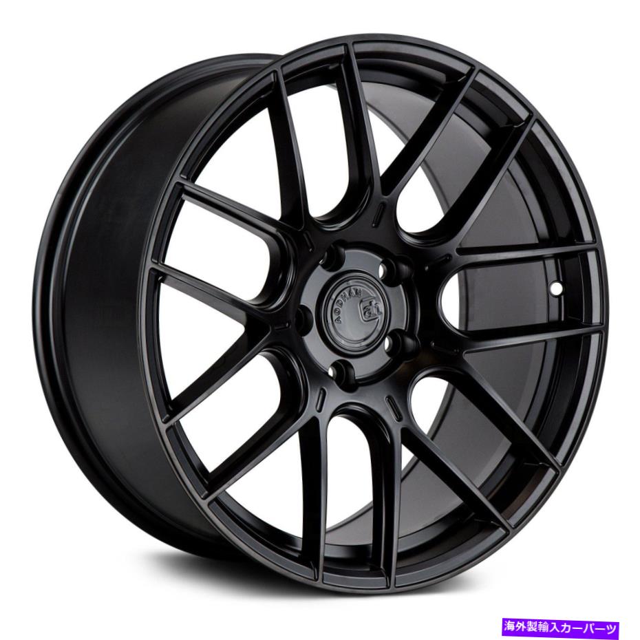 ホイール 4本セット aodhan ah-xホイール18x9.5(35、5x120.65、72.6)4のブラックリムセット Aodhan AH-X Wheels 18x9.5 (35, 5x120.65, 72.6) Black Rims Set of 4【並行輸入品】|Us Custom Parts Shop USDM