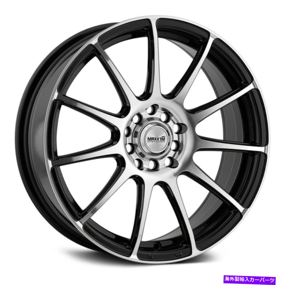 ホイール　４本セット Maxxixチャンピオンホイール16x7（40、5x114.3、73.1）4のブラックリムセット Maxxim CHAMP Wheels 16x7 (40, 5x114.3, 73.1) Black Rims Set of 4【並行輸入品】｜Us Custom Parts Shop USDM