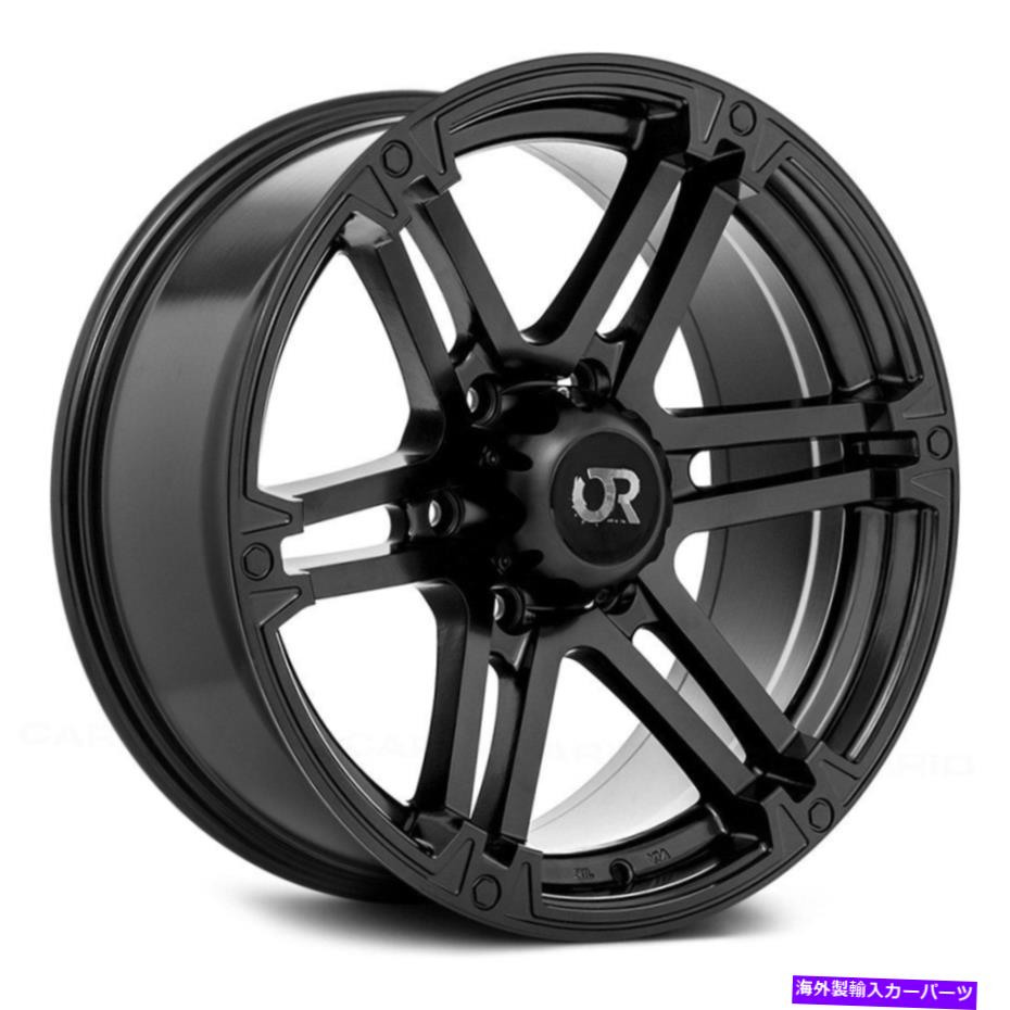 ホイール　４本セット RTXスレートホイール17x8（12、6x120.65、67.1）4のブラックリムセット RTX SLATE Wheels 17x8 (12, 6x120.65, 67.1) Black Rims Set of 4【並行輸入品】｜Us Custom Parts Shop USDM