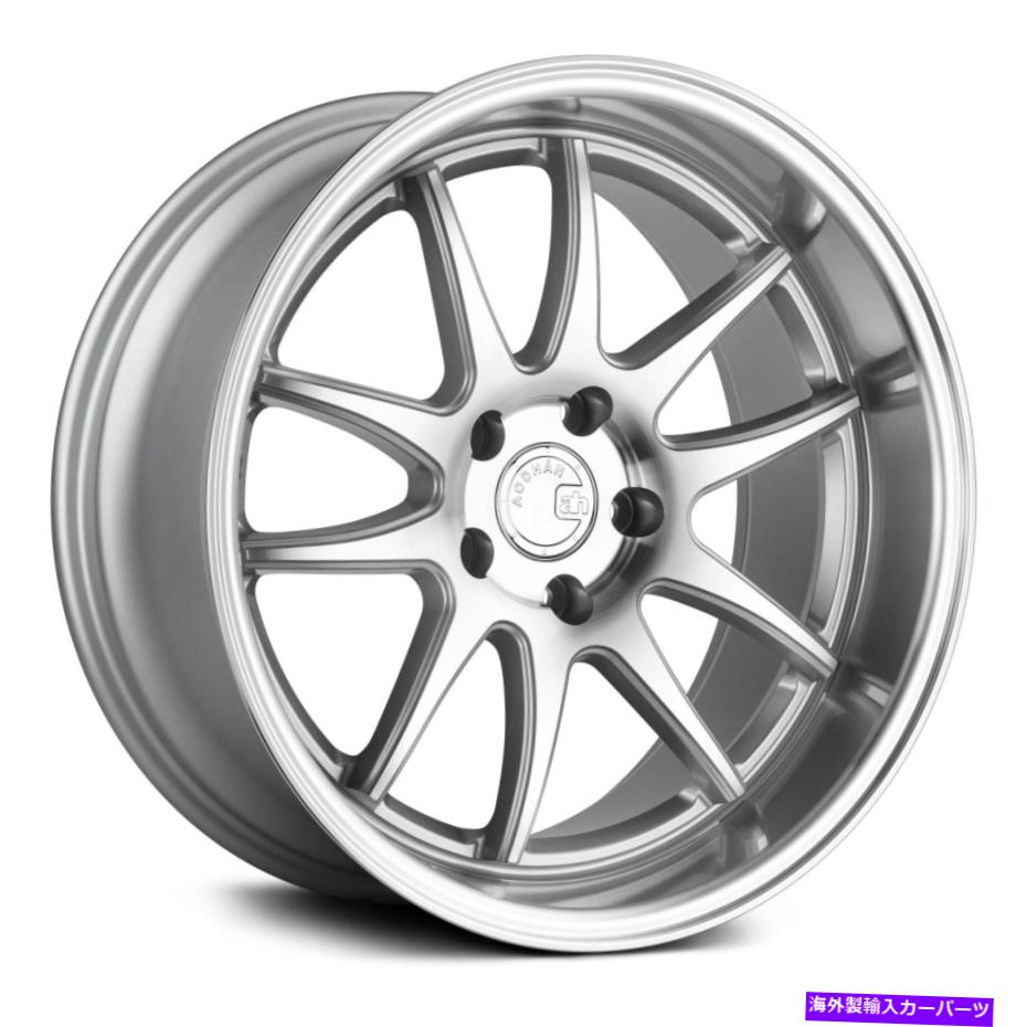 ホイール 4本セット aodhan ds02ホイール18x8.5(35、5x100、73.1)4のシルバーリムセット Aodhan DS02 Wheels 18x8.5 (35, 5x100, 73.1) Silver Rims Set of 4【並行輸入品】|Us Custom Parts Shop USDM