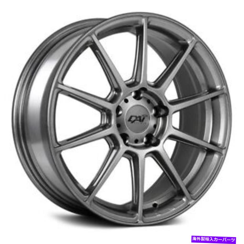 ホイール　４本セット Dai Alloys DW109パイロットホイール15x6.5（40、4x100、73.1）4のガンメタルリムセット DAI Alloys DW109 PILOT Wheels 15x6.5 (40, 4x100, 73.1) Gunmetal Rims Set of 4【並行輸入品】