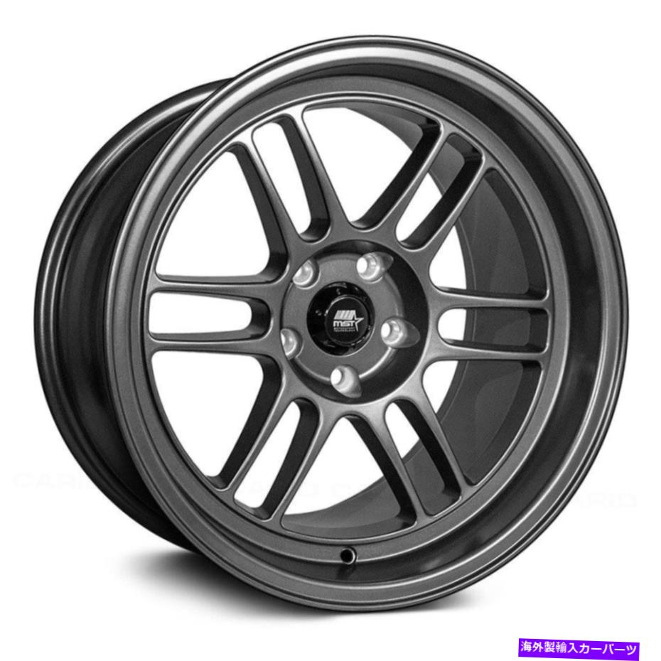 ホイール 4本セット MST Suzuka Wheels 17x9.5(20、5x114.3、73.1)Gunmetal Rimsセット4 MST SUZUKA Wheels 17x9.5 (20, 5x114.3, 73.1) Gunmetal Rims Set of 4【並行輸入品】|Us Custom Parts Shop USDM