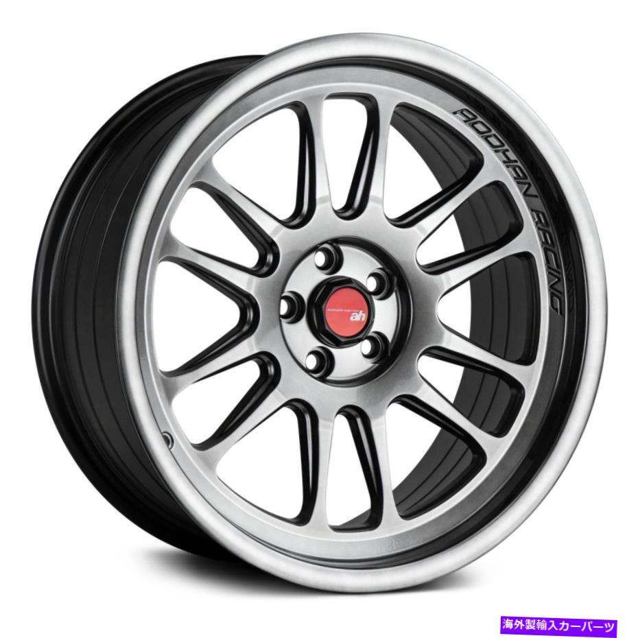 ホイール 4本セット Aodhan AH07ホイール18x8.5(35、5x114.3、73.1)4のブラックリムセット Aodhan AH07 Wheels 18x8.5 (35, 5x114.3, 73.1) Black Rims Set of 4【並行輸入品】|Us Custom Parts Shop USDM