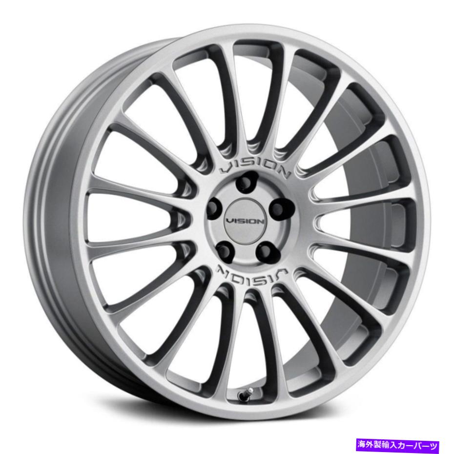 ホイール 4本セット ビジョン477モナコホイール17x8(38、5x114.3、73.1)4のグラファイトリムセット Vision 477 MONACO Wheels 17x8 (38, 5x114.3, 73.1) Graphite Rims Set of 4【並行輸入品】|Us Custom Parts Shop USDM