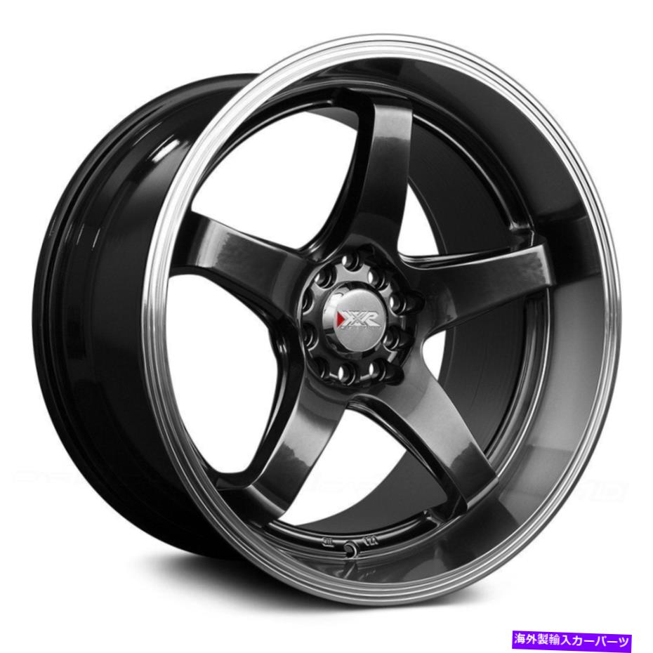ホイール 4本セット XXR 555ホイール17x8(35、5x100、73.1)4のブラックリムセット XXR 555 Wheels 17x8 (35, 5x100, 73.1) Black Rims Set of 4【並行輸入品】|Us Custom Parts Shop USDM