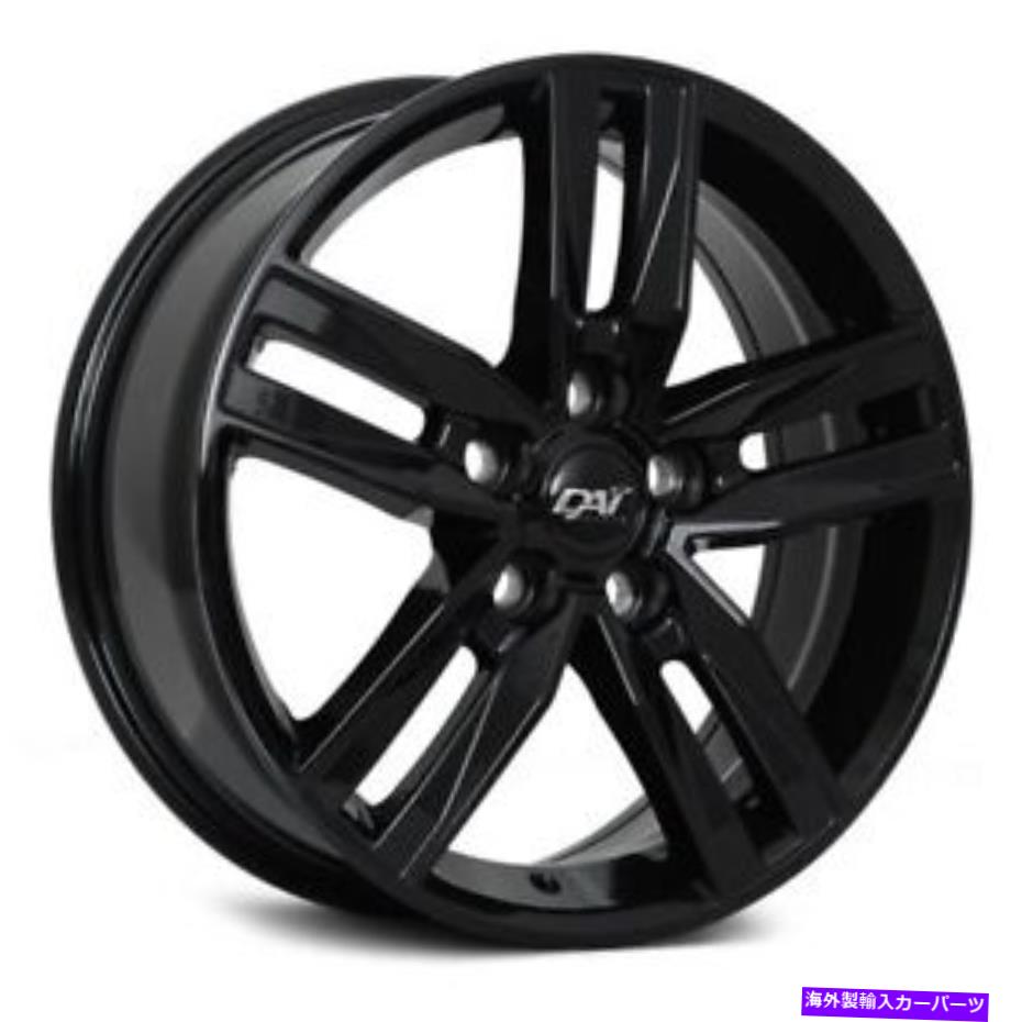 ホイール 4本セット Dai Alloys DW90プライムホイール18x8(45、5x108、63.4)4のブラックリムセット DAI Alloys DW90 PRIME Wheels 18x8 (45, 5x108, 63.4) Black Rims Set of 4【並行輸入品】|Us Custom Parts Shop USDM