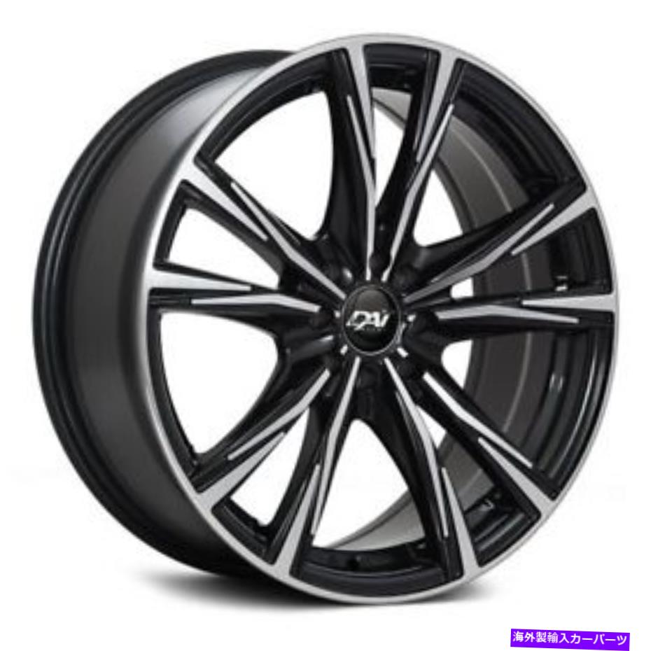 ホイール　４本セット Dai Alloys DW80 Oracle Wheels 17x7.5（41、5x114.3、73.1）4のブラックリムセット DAI Alloys DW80 ORACLE Wheels 17x7.5 (41, 5x114.3, 73.1) Black Rims Set of 4【並行輸入品】