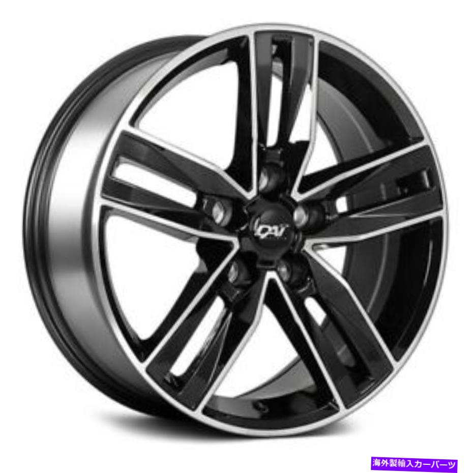 ホイール　４本セット Dai Alloys DW90プライムホイール17x7（45、5x114.3、67.1）4のブラックリムセット DAI Alloys DW90 PRIME Wheels 17x7 (45, 5x114.3, 67.1) Black Rims Set of 4【並行輸入品】