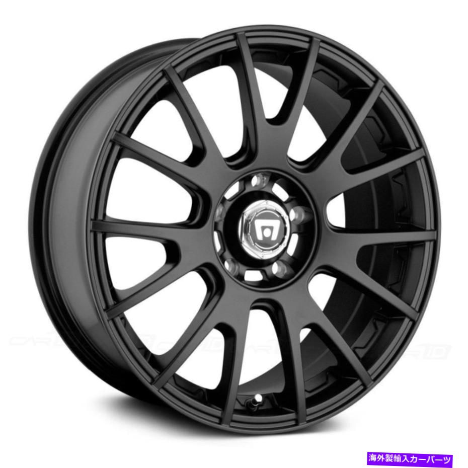 ホイール　４本セット Motegi RacingMR118ホイール17x8（32、5x114.3、72.56）4のブラックリムセット Motegi Racing MR118 Wheels 17x8 (32, 5x114.3, 72.56) Black Rims Set of 4【並行輸入品】