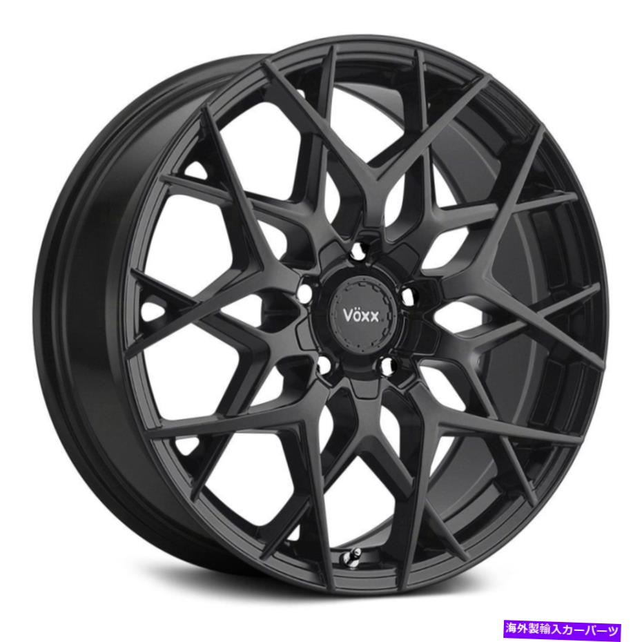 ホイール　４本セット Voxx Pasoホイール17x7.5（40、5x114.3、73.1）4のブラックリムセット Voxx PASO Wheels 17x7.5 (40, 5x114.3, 73.1) Black Rims Set of 4【並行輸入品】｜Us Custom Parts Shop USDM