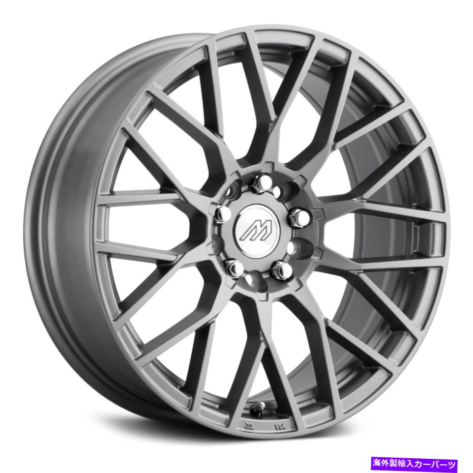 ホイール　４本セット マッハパフォーマンスMP41ホイール18x8（35、5x110、72.56）4の灰色のリムセット MACH Performance MP41 Wheels 18x8 (35, 5x110, 72.56) Gray Rims Set of 4【並行輸入品】｜Us Custom Parts Shop USDM 280,814円