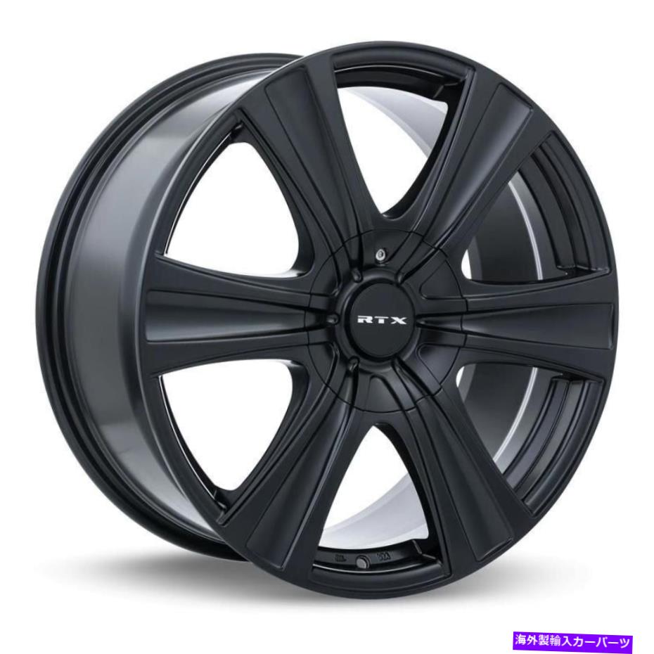 ホイール　４本セット RTXアスペンホイール17x8（35、5x127、73.1）4のブラックリムセット RTX ASPEN Wheels 17x8 (35, 5x127, 73.1) Black Rims Set of 4【並行輸入品】｜Us Custom Parts Shop USDM
