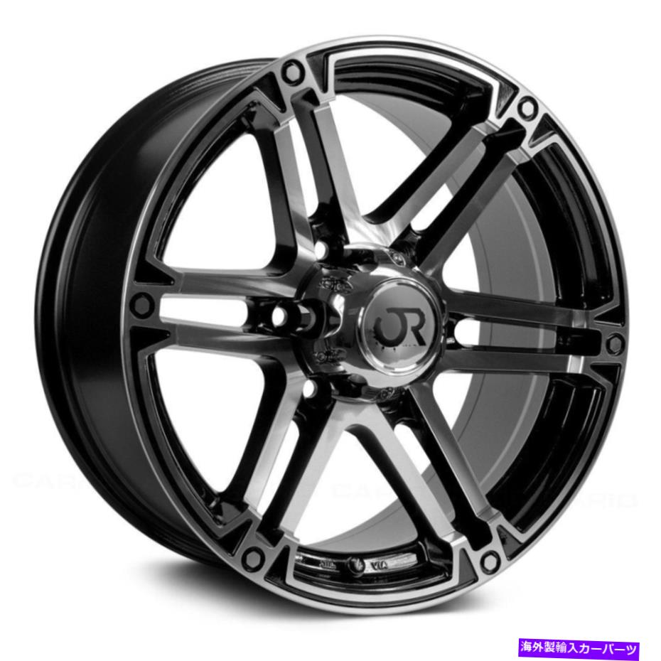 ホイール　４本セット RTXスレートホイール17x8（25、6x139.7、106.1）4のブラックリムセット RTX SLATE Wheels 17x8 (25, 6x139.7, 106.1) Black Rims Set of 4【並行輸入品】｜Us Custom Parts Shop USDM