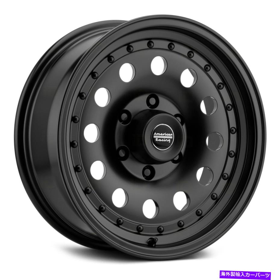 ホイール　４本セット American Racing AR62 Outlaw II 1PCホイール15x8（-19、5x114.3）4のリムセット American Racing AR62 OUTLAW II 1PC Wheels 15x8 (-19, 5x114.3) Rims Set of 4【並行輸入品】