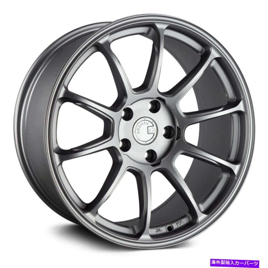 ホイール 4本セット aodhan ah06ホイール18x9(30、5x100、73.1)4の灰色のリムセット Aodhan AH06 Wheels 18x9 (30, 5x100, 73.1) Gray Rims Set of 4【並行輸入品】|Us Custom Parts Shop USDM