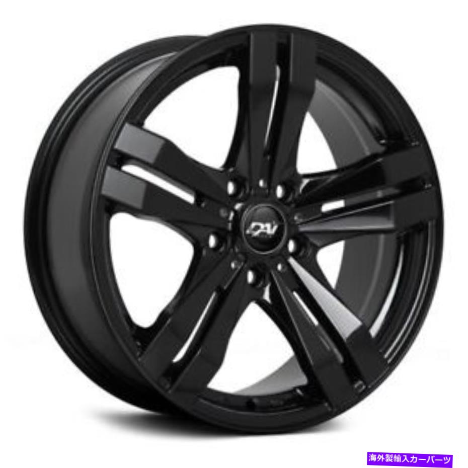 ホイール 4本セット Dai Alloys DW34ターゲットホイール18x8(35、5x114.3、73.1)4のブラックリムセット DAI Alloys DW34 TARGET Wheels 18x8 (35, 5x114.3, 73.1) Black Rims Set of 4【並行輸入品】|Us Custom Parts Shop USDM