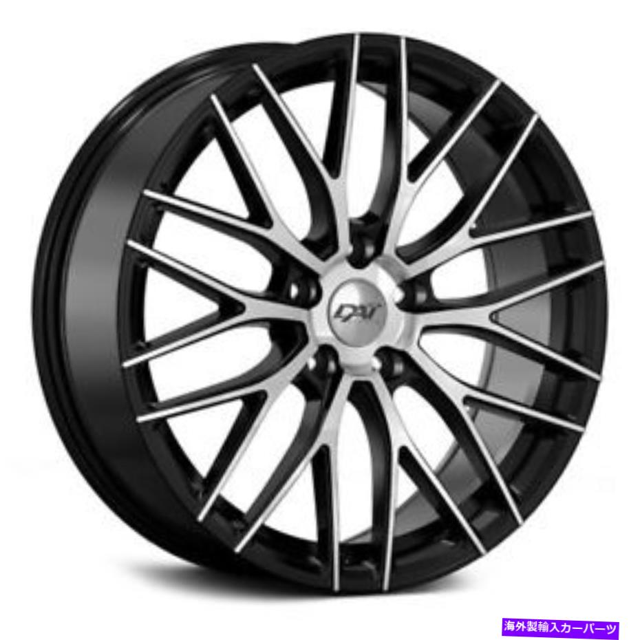 ホイール 4本セット Dai Alloys DW83 Rennsport Wheels 18x8(45、5x114.3、73.1)4のブラックリムセット DAI Alloys DW83 RENNSPORT Wheels 18x8 (45, 5x114.3, 73.1) Black Rims Set of 4【並行輸入品】|Us Custom Parts Shop USDM