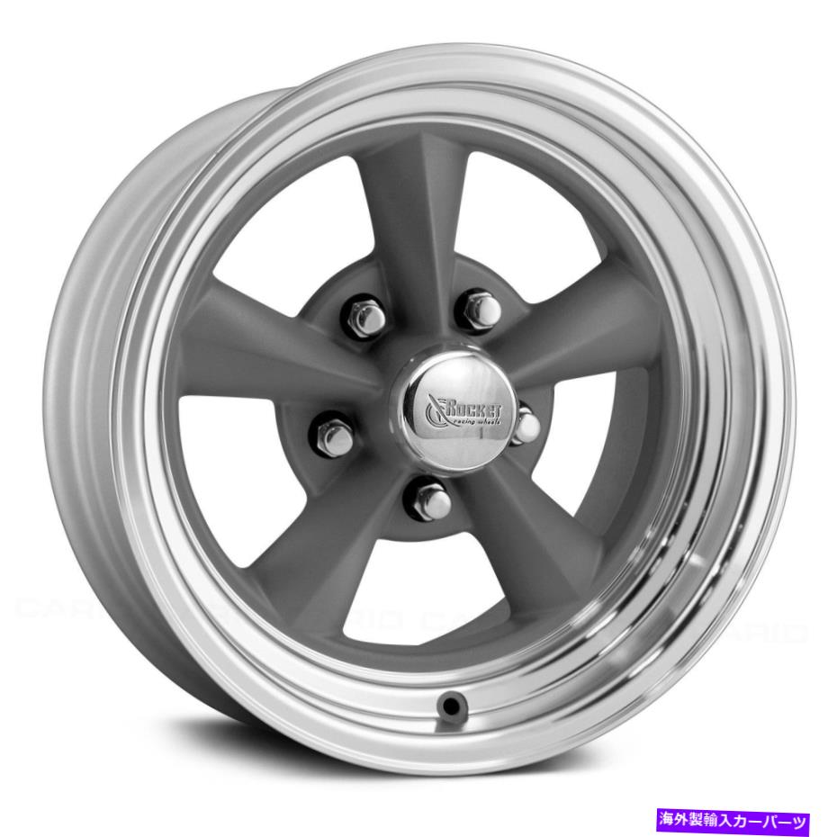 ホイール　４本セット ロケットレーシング燃料ホイール15x10（-37、5x114.3、78.1）4の灰色のリムセット Rocket Racing Fuel Wheels 15x10 (-37, 5x114.3, 78.1) Gray Rims Set of 4【並行輸入品】｜Us Custom Parts Shop USDM